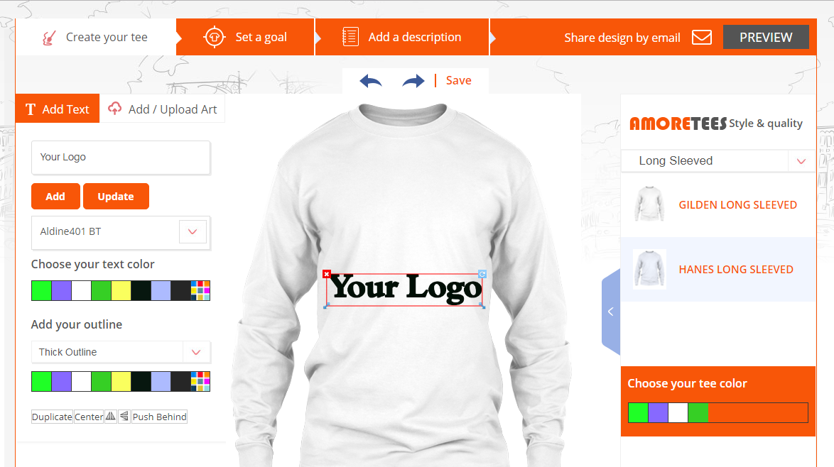 t-shirt design Software